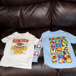 Super Mario & Bowser Toddler Shirts